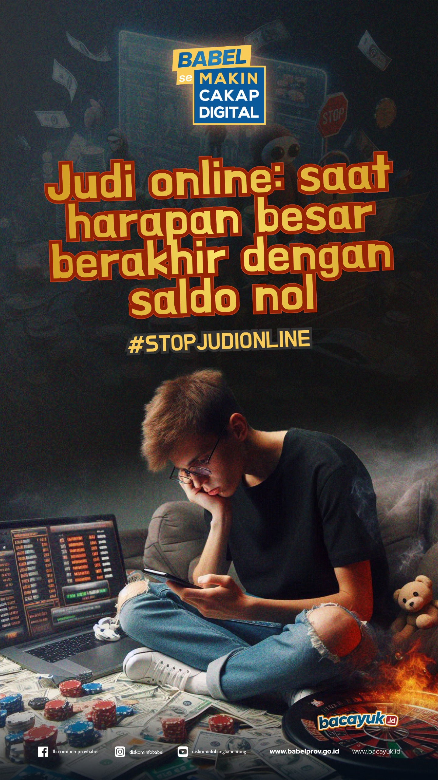 Infografis Stop Judi Online, Saat Harapan Besar Menjadi Saldo Nol